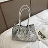 Bolsa Tote Plissada Fresca Doce Grande Capacidade Bolsa de Mão Bolinhas 2026 Novo Estilo Coreano Moda Bolsa Transversal Tendência