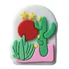 Série Cowboy Ocidental Transfronteiriça Charms de Tamanco Desenho Animado Borracha Macia PVC Acessórios para Sapato Decorações Personalizadas DIY para Sapato