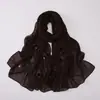 Novo produto de live-streaming transfronteiriço: Lenço de chiffon pérola com estampa de chuva de meteoros com strass aplicados à mão e estrelas de cinco pontas, lenço de gaze étnico, lenço de cabeça
