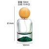 Botella Transparente de Perfume de Fondo Volcánico Espesado de 30ml 50ml 100ml Botella con Dispensador de Spray Cosmético