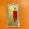 Adesivos de Celular Dourados como Lembrancinhas para Boa Sorte e Riqueza, Cartões de Ouro Puro para Atrair Fortuna, Cartas da Fortuna para Celular no Atacado