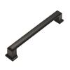 Alça Preta Liga de Alumínio Armário Guarda-Roupa Handle Nórdico Moderno Minimalista Móveis de Gabinete Handle Sólido Espessado