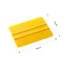 Ferramentas para Aplicação de Película Automotiva Raspador Quadrado com Pano de Veludo Raspador para Película à Prova de Explosão Publicitária Envelopamento de Carro Invisível Raspador para Película de Mudança de Cor