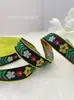 Cinta Bordada Jacquard de 2.0 cm-3.0 cm Accesorios para Ropa de Performance de Disfraces Étnicos Cinturón para Empaque de Cajas de Regalo