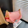 Moda estilo coreano simple y elegante color liso gran capacidad otoño 2026 nuevo popular bolso cruzado de hombro para mujer