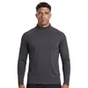 Camisas deportivas de manga larga hechas a medida de fábrica, camisetas deportivas cálidas de manga larga hechas a medida, camisetas para hombre antiestáticas de otoño e invierno hechas a medida