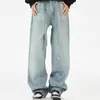 Jeans para hombre con cielo estrellado y diseño moderno, detalles de pedrería estampados por toda la prenda, únicos y personalizados, pantalones holgados de pierna ancha