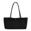Bolsa de Ombro Grande Capacidade para Outono e Inverno, Bolsa de Mão Feminina, Nova Bolsa Tote de Camurça e Pelúcia 2026, Bolsa de Ombro Simples