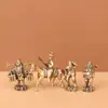 Miniatura Criativa de Latão Jornada ao Oeste Grupo de Quatro Caracteres Decoração de Casa Mesa de Escritório Animal de Estimação para Chá Ornamento Retrô