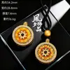 Collar de Calabaza Colgante de Brújula Redonda Cinco Bendiciones Esmaltado Pixiu Flor de Loto Cabeza de Buda Cadena para Suéter Suministro Personalizado de Tienda de Oro