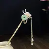 Pasador de Estilo Antiguo con Borlas, Pasador de Alto Nivel Estilo Chino Nuevo para Peinados Recogidos, Accesorios para el Cabello para Novias y Puestos en Zonas Turísticas