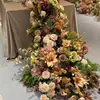Decoração de Aniversário Flor de Cascata Flor de Mesa Flor Artificial Flor Falsa Ornamentos para Vitrine Cena de Arte Floral de Recepção de Casamento Paisagismo