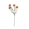 Cores Retrô de Outono Crisântemo de Bola Flor Artificial Haste Única Bola de Cardo Dente-de-leão Decoração de Arranjo de Flores para Casa Sala de Estar Decoração de Casamento Transfronteiriço