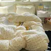 Juego de Sábanas de Algodón Lavables, Juego de Cuatro Piezas para Todas las Estaciones, Adecuado para Dormitorios Estudiantiles, Lavable a Máquina