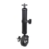 Clip Fijo Adecuado para Cámara Deportiva Gopro, Clip Fuerte Universal Doble Cabeza Antivibración para Exteriores, Soporte para Montaje en Motocicleta