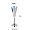 Arreglos florales para mesas de boda en Amazon, accesorios de decoración de bodas, portavelas tipo trofeo de metal, decoraciones de mesa para hotel