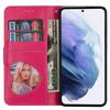 Para Samsung S22 cordón brillante bolsa con cremallera funda de cuero para teléfono móvil Note20 Ultra tarjetero funda protectora