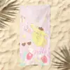 Toalla de Playa Sanrio Patrón de Dibujos Animados para Niños Gato Kitty Estampado Toalla de Baño Microfibra Secado Rápido para la Playa Toalla de Natación