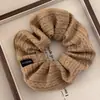 Scrunchies de Tecido Coreano Retro de Alta Qualidade para Outono e Inverno para Mulheres, Acessórios de Cabelo Versáteis de Estilo Preguiçoso para Rabo de Cavalo Baixo