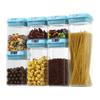 Frascos para Almacenar Alimentos, Contenedores Fáciles de Cerrar, Frascos para Conservación de Alimentos y Almacenamiento de Granos, Frascos Cuadrados de Plástico para Almacenamiento y Organización en la Cocina Sellados