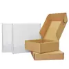 Caja blanca para máquina voladora ancho 30 cm cartón corrugado extra duro caja de embalaje impresa caja para paquetería express embalaje personalizado lotes pequeños