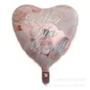 Balão de folha de alumínio quadrado 'love' de 18 polegadas Dia dos Namorados Ocidental casamento Tanabata layout surpresa balão de alumínio atacado