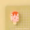 Sorvete de Fruta Simulada Resina Comida Brinquedos Acessórios DIY Cola de Creme Material para Grampo de Cabelo Feito à Mão Venda por Atacado