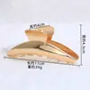 Pinza para el pelo de pequeño artículo de Yiwu para mujer, Pinza de garra grande para cabello grueso, Pinza de garra de aleación con sensación de alta gama, Accesorio para el pelo tipo pinza de tiburón