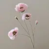 Flores de Amapola Artificiales de Alta Calidad, Amapola de Hielo, Flores Falsas, Flores de Seda al por Mayor, Amazon, Aliexpress, Pintura al Óleo, Transfronterizo