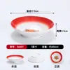 Conjunto de 10 Pratos de Melamina Vintage, Pratos Imitação Esmalte para Hot Pot de Rua Retro de Chongqing, Pratos Plásticos Especiais Comerciais