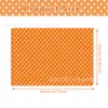 Papel de Seda Laranja com Bolinhas Wx411 17g Papel de Embrulho à Prova de Umidade para Presentes e Doces, Papel de Seda Decorativo com Bolinhas