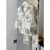 Pijama de mujer estilo coreano para otoño, de manga larga, talla grande, cárdigan holgado, adecuado para usar al aire libre, engrosado, conjunto de ropa de casa de imitación de algodón de 200 gramos