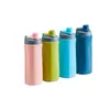 Garrafa de Água Esportiva Portátil de PP de Grau Alimentício para o Verão, Copo para Beber Diretamente, 550/600ml/700ml/800ml