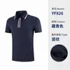 Conjunto de 10 Peças para Equipe de Golfe, Entrega em 48 Horas, Sem Custo de Logotipo, Roupas Masculinas e Femininas, Camisetas de Manga Curta, Vestuário Masculino