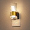 Luz de Noche Enchufable Gy190 Cubierta de Bocina arriba y abajo Luminosa Atmósfera Nocturna Luz Decorativa Sensor de Control Luz de Noche