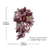 Nova Broche Flor de Liga de Zinco Strass Retro Europeu Americano Exquisito de Alta Qualidade para Terno Feminino Cardigã Corsage Pin Decorativo