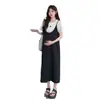 Em Estoque Vestido de Maternidade Roupa de Verão 2026 Novo Estilo Vestido de Maternidade Solto Tamanho Grande Conjunto de Maternidade