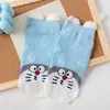 Calcetines de Dibujos Animados Japoneses Niños Hello Cat Hilo de Plumas Oreja Tridimensional Algodón Calcetines Bajos para Mujer Gato Carmful Boca Baja Calcetines para Mujer