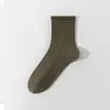 Meias Zhuji Masculinas de Algodão Respiráveis Meia-Calça Inverno e Outono Antiodor Absorventes de Suor Meias Esportivas Meias Sociais Masculinas Atacado