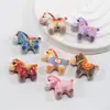 Cuentas de Caballos Pequeños de Colores con Agujeros, Cuentas de Personajes de la Suerte, Cadena para Teléfono, Llavero, Collar Hecho a Mano, Accesorios para Joyería DIY al por Mayor