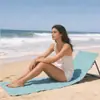 Venta Caliente de Fábrica Esterilla de Arena para Playa de Hotel Silla Plegable de Almacenamiento para Ocio Portátil Silla Plegable Simple para Exteriores de Camping