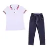 Novo conjunto esportivo de manga longa azul marinho para primavera e outono uniforme de outono para ensino fundamental e médio cor sólida roupas para jardim de infância atacado