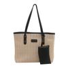 Bolso de Paja Tejida de Gran Capacidad para el Trabajo Diario para Mujeres 2025 Nueva Moda Elegante Versátil Bolso de Hombro Bolso Tote de Moda Este Año