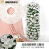 Colgante de pared violeta simulado para decoración de bodas y del hogar, enredadera de rosas colgante de techo, enredadera de flores falsas, decoración artificial de flores para el hogar