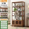 Nuevo vitrina de estilo chino para sala de té, estante para juegos de té, estante para hojas de té, estante de almacenamiento para sala de té, vitrina de estilo vintage para sala de estar y oficina