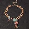 Joyería Vintage Transfronteriza Hd Industria Pesada Estilo Europeo y Americano Colección de Collares Exagerado Retro Personalidad Collar Tachonado de Diamantes
