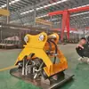 Compactador de Escavadeira Carbourn, Compactador de Pavimento, Compactador Vibratório Plano, Máquinas de Compactação de Pavimento