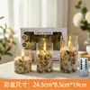 Luz eletrônica de vela LED, modelo recarregável com controle remoto, luz ambiente decorativa para feriados e casamentos, iluminação externa, vela falsa simulada