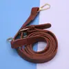 Correa de bolso cadena de bolso hecha a mano DIY crochet tejido cadena de bolso accesorios de hardware de bolso hebilla bucle hebilla de cuero accesorios