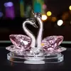 Adornos para Portaperfume de Coche, Cisnes de Cristal para Pareja Decoraciones Interiores de Coche, Adornos para Coche, Accesorios para Coche al por Mayor